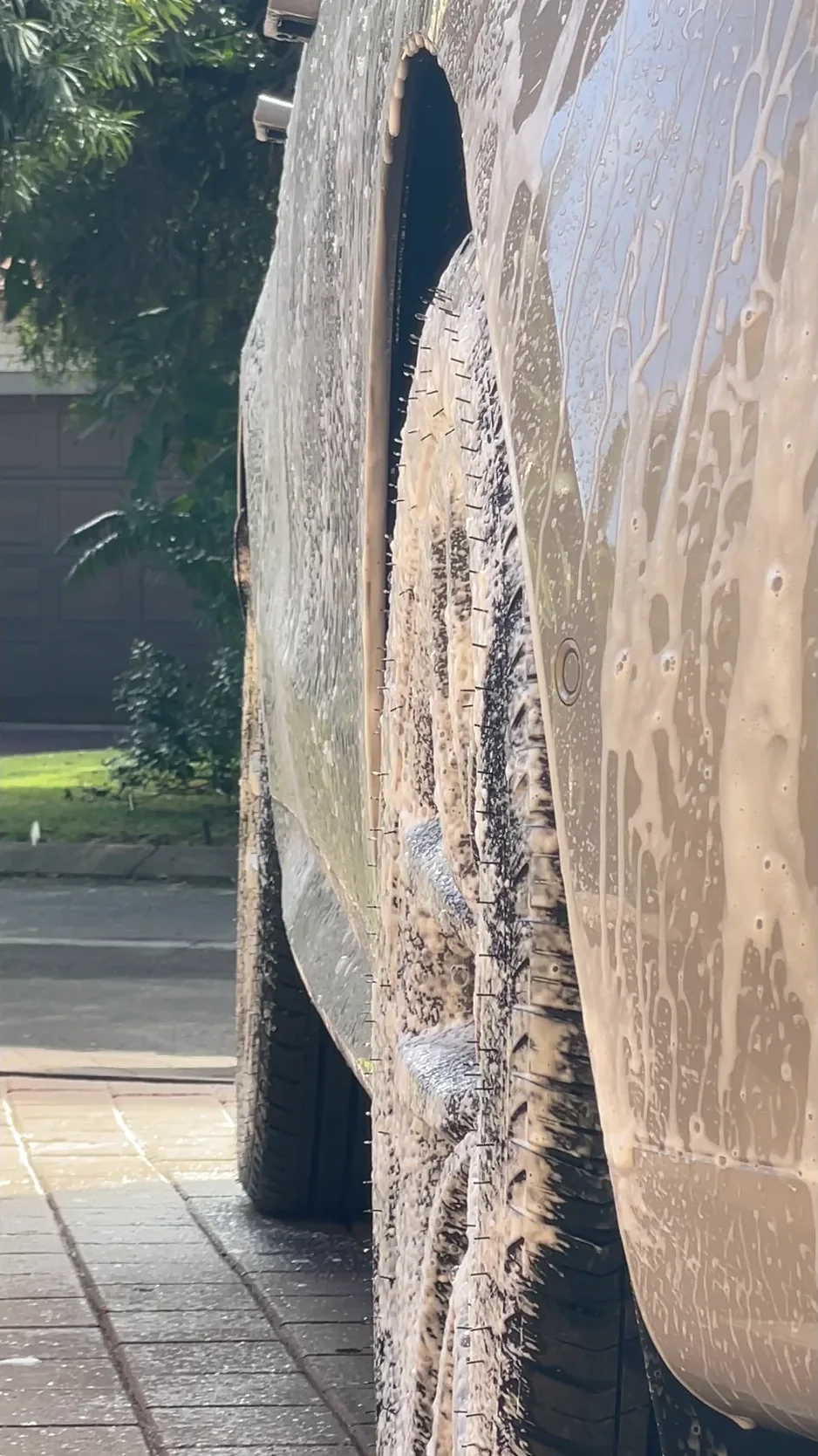 Snow foam decontamination wash — mobile car detailing Johannesburg